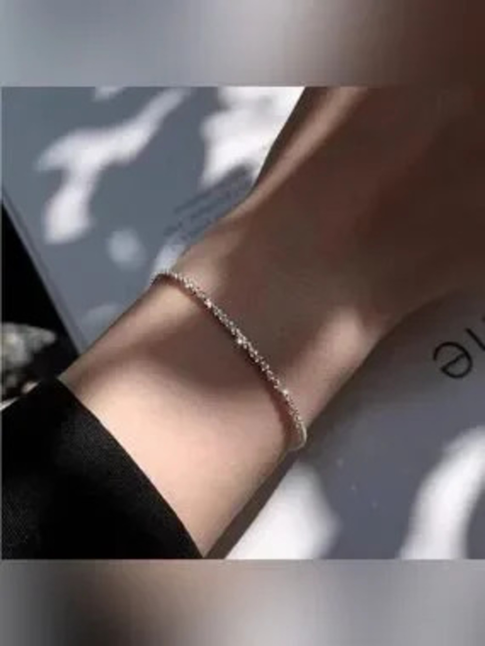 14k Silver Plated Shiny Rope Bracelet